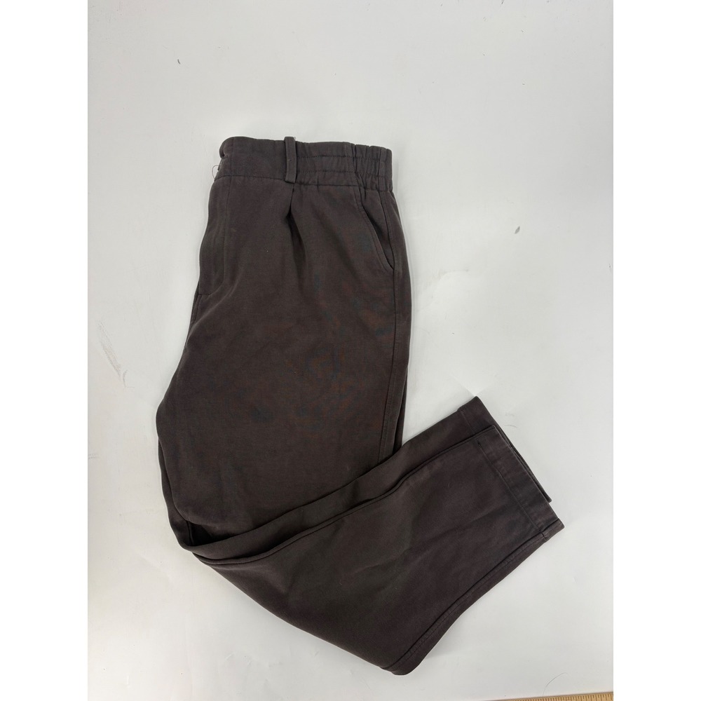 YoungLA Mens 36L briwn Elastic Waist Tapered Jogger Pants